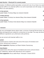 Auszug aus der englischen Speisekarte des Restaurants Darwisch, Heidelberg. Mit Klick auf das Bild können Sie die ganze Speisekarte als pdf herunterladen.