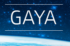 Gaya logo Titel von "Gaya - Entdeckung einer neuen Welt", Roman